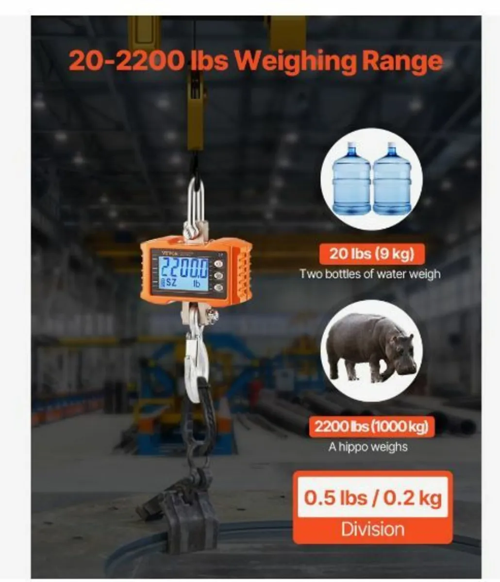 Digital Crane Scale Industrial Hanging Scale - Image 2