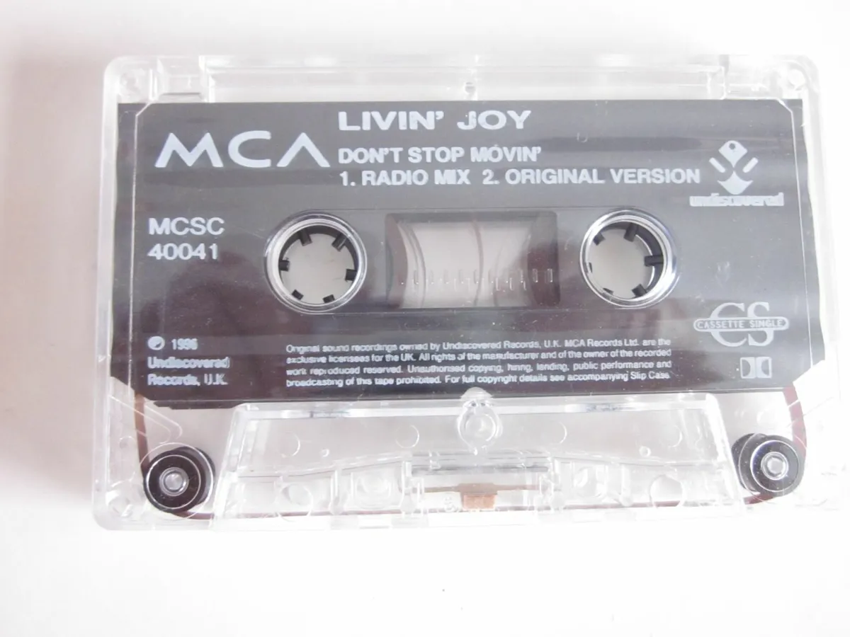 LIVIN' JOY Dont Stop Moving  Cassette Single - Image 3