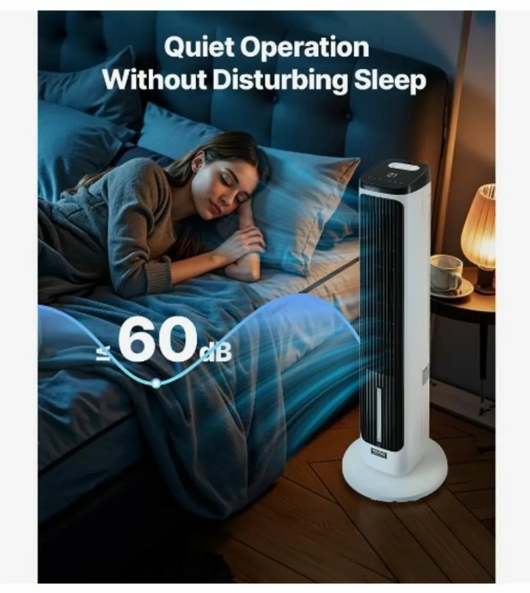 40" Oscillating Tower Fan 24H Timer - Image 2