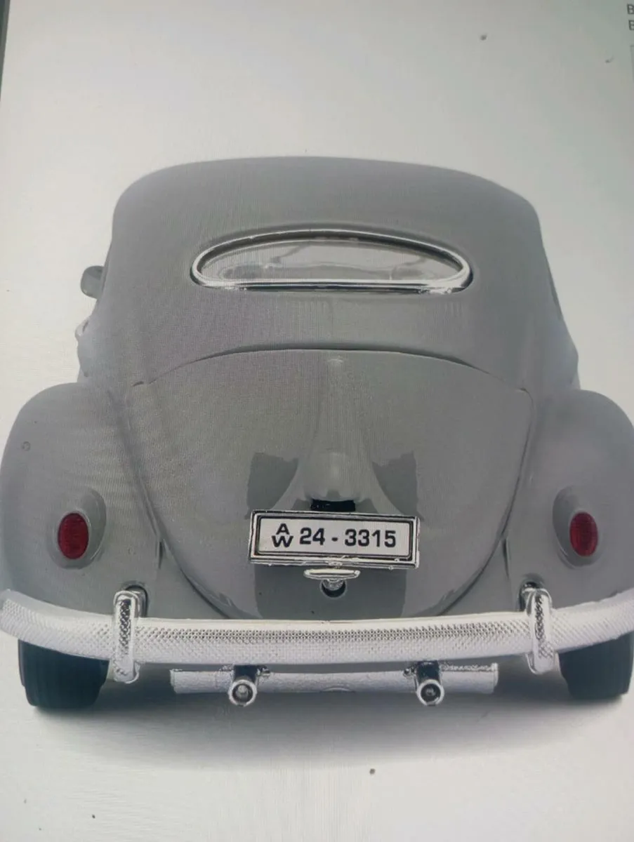 BBURAGO VW  1955 VOLKSWAGEN KAFER BEETLE GREY - Image 4