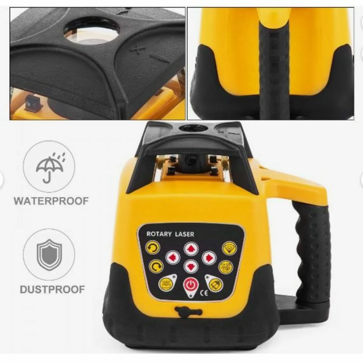 Rotary Laser Level Kit Red Beam Digital - Image 2