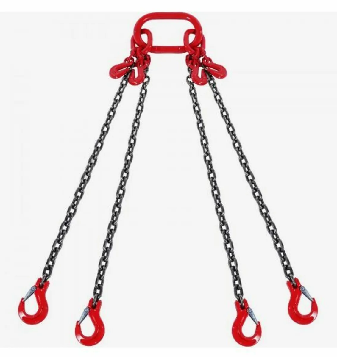 1/4" x 5' Chain Sling 4 Legs G80 Lifting Chain - Image 1