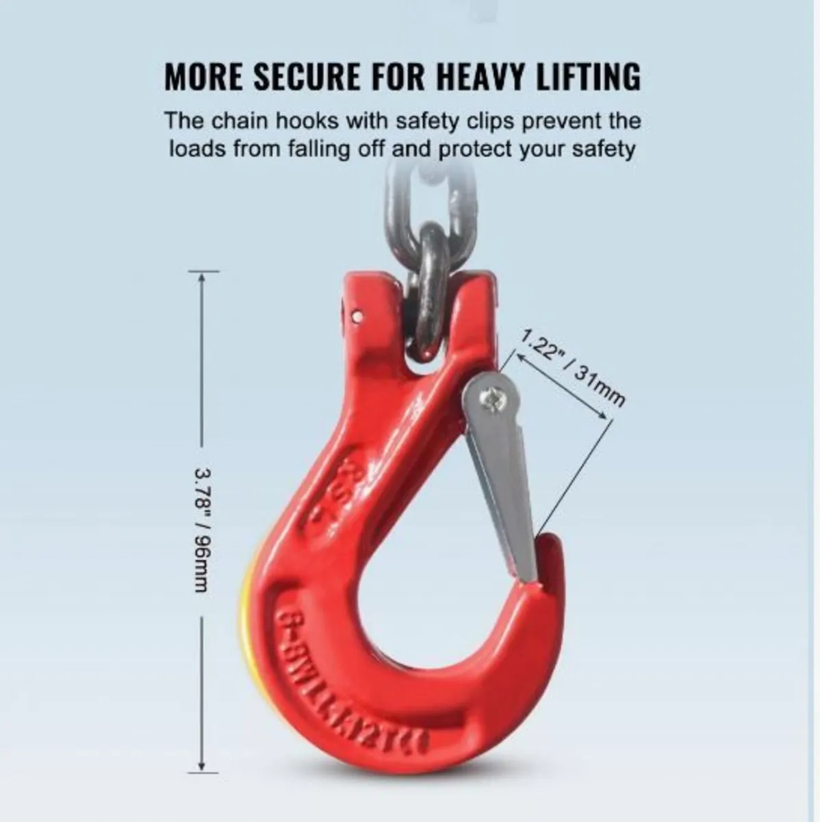 1/4" x 5' Chain Sling 4 Legs G80 Lifting Chain - Image 4