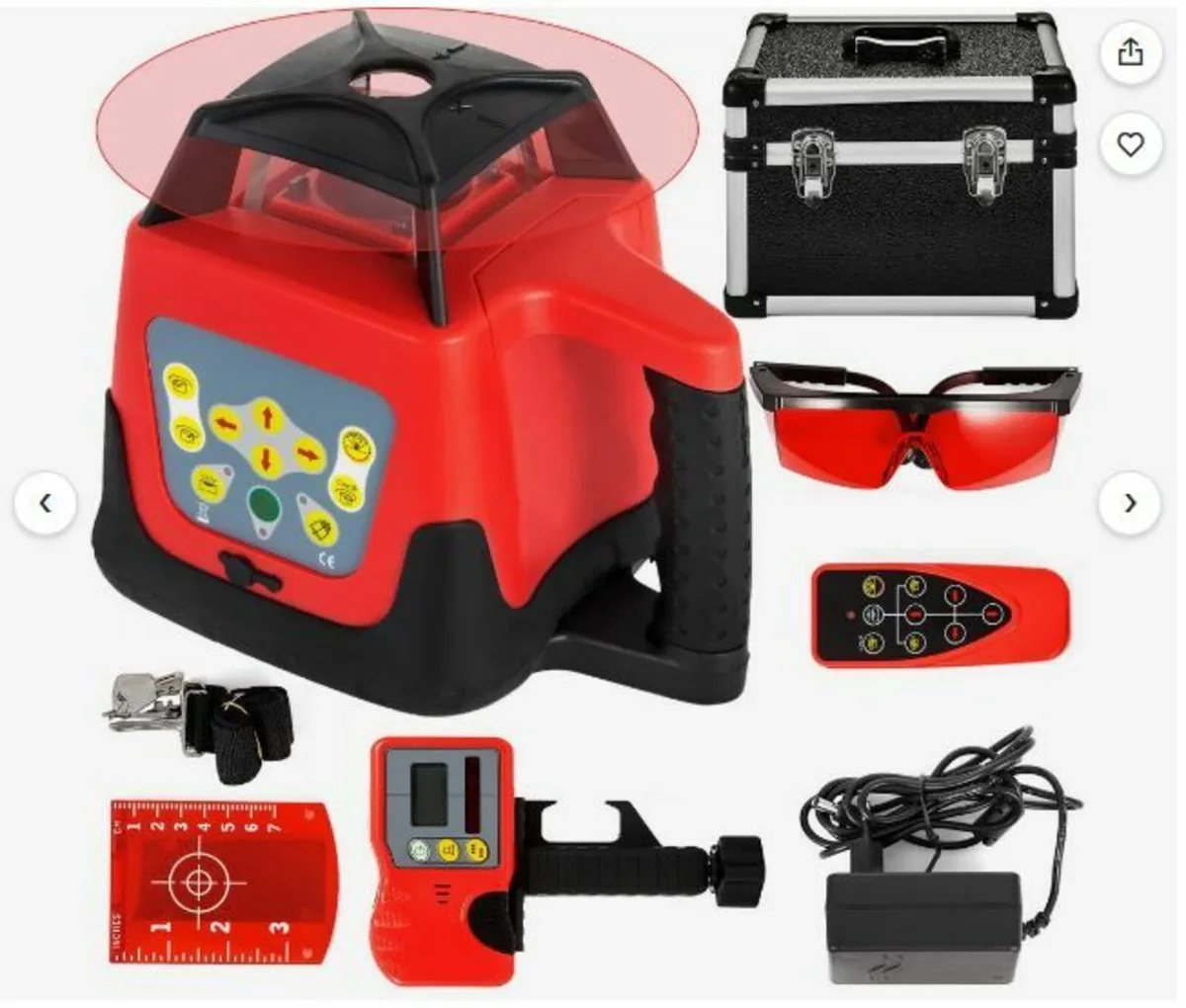 Red Laser Level Rotary Self Leveling Measuring - Image 1