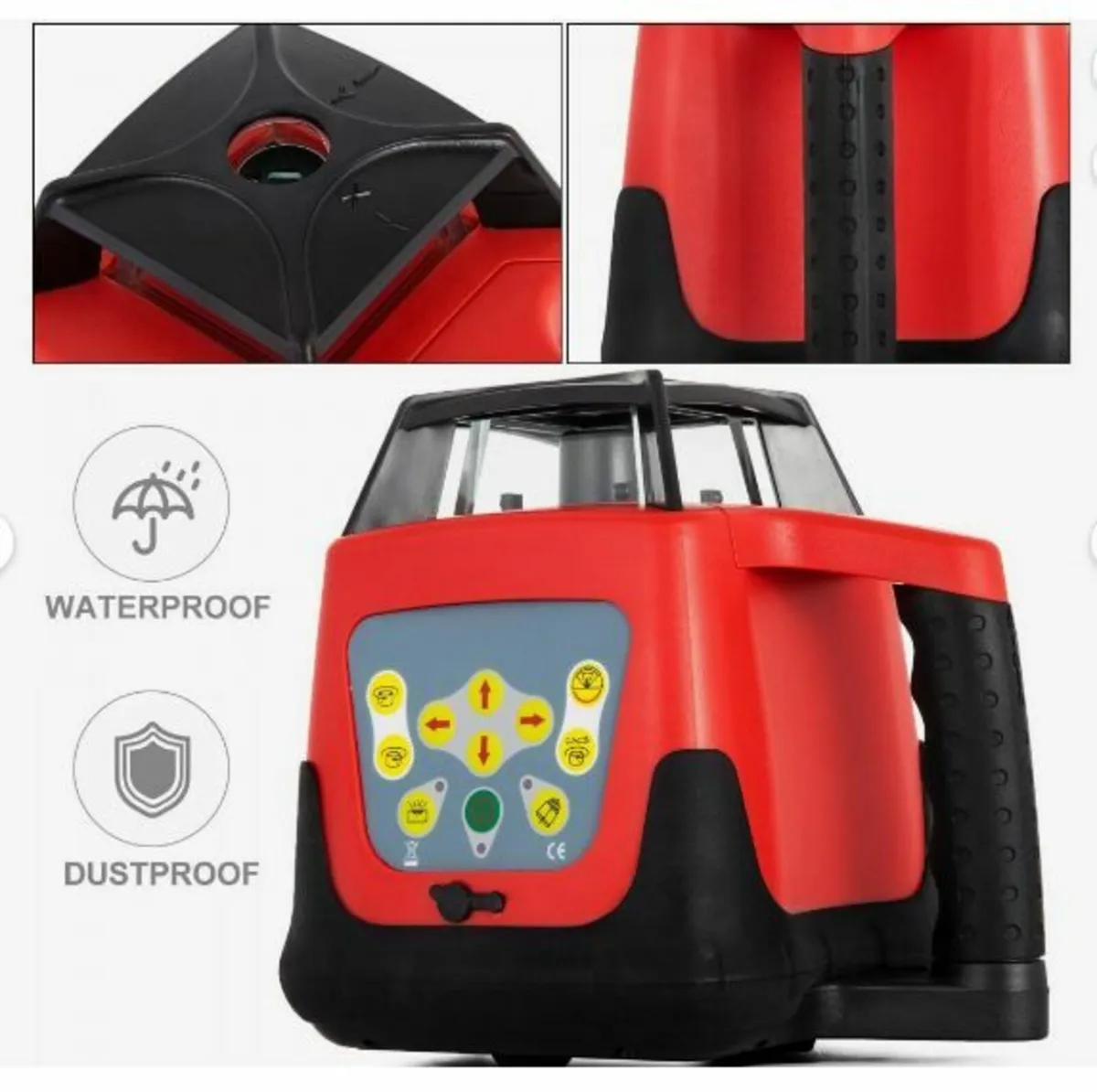 Red Laser Level Rotary Self Leveling Measuring - Image 2