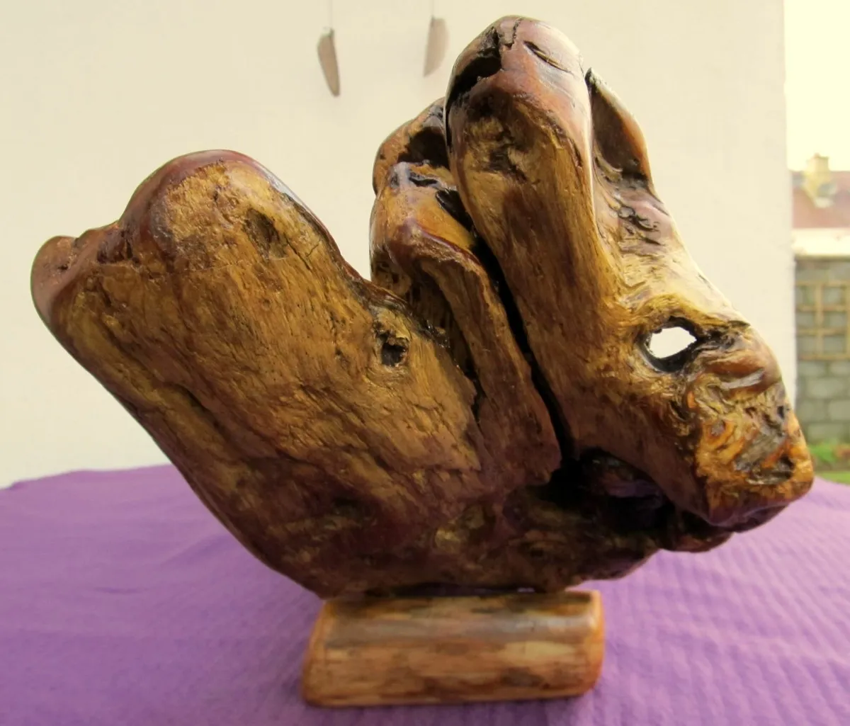 T-Light candle holder made from Solid wood. - Image 3