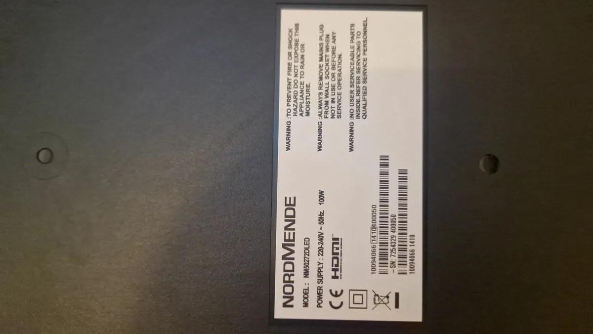 50 inch Nordmende TV - Image 4