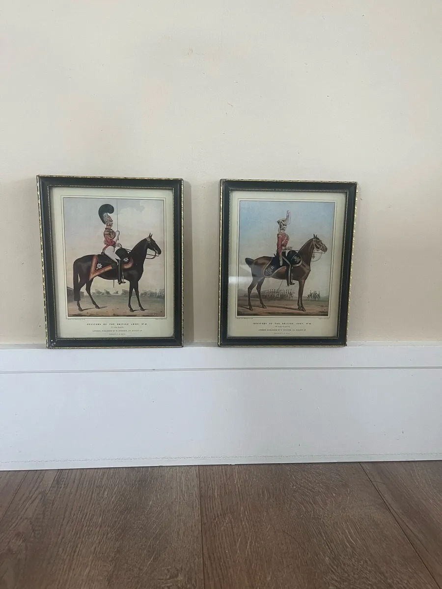 19th Century British Cavalry Prints - Image 1