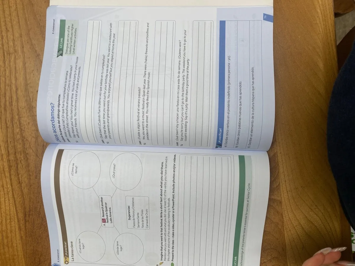 Transition year bridge the gap spanish book - Image 2