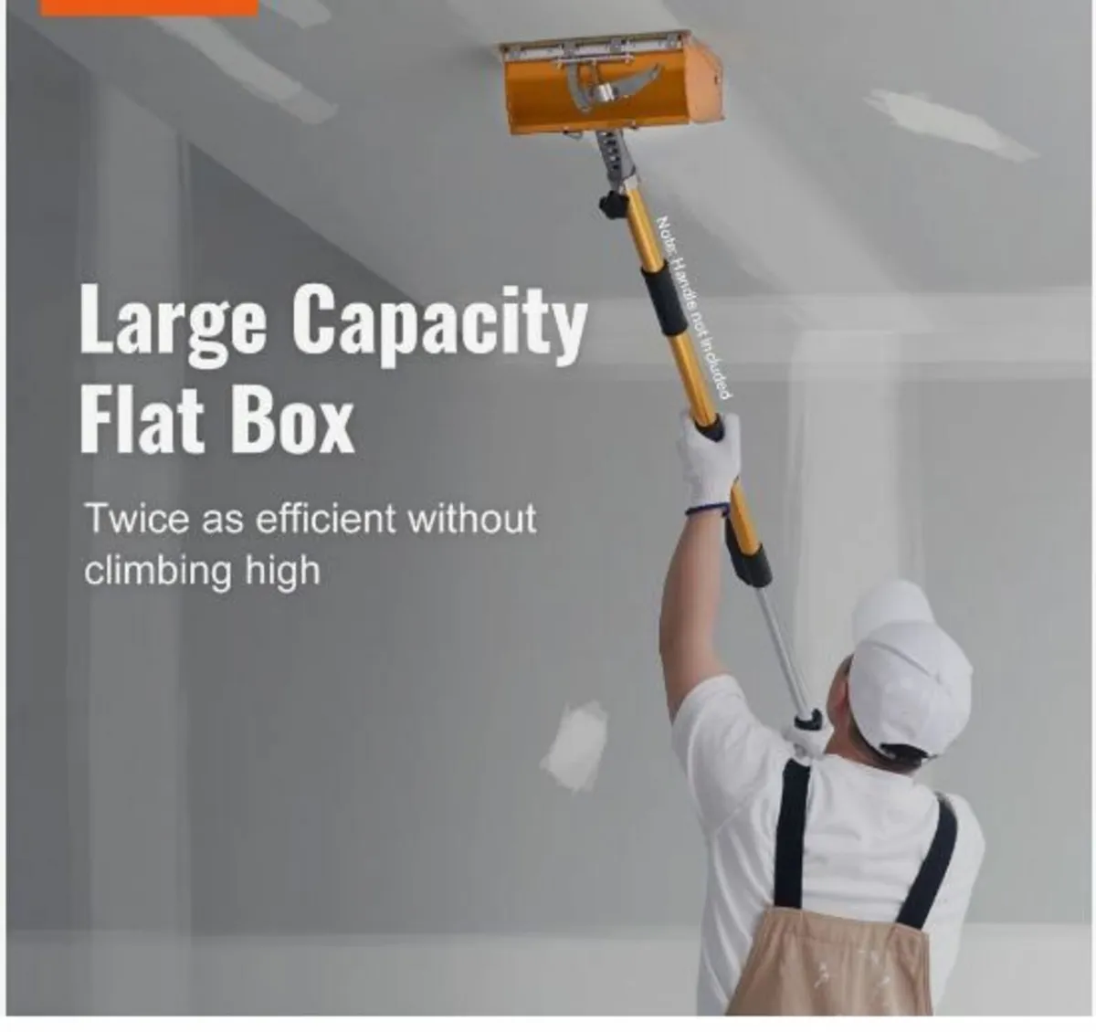 Drywall Flat Box, 10-Inch Wide Quick Clean - Image 3