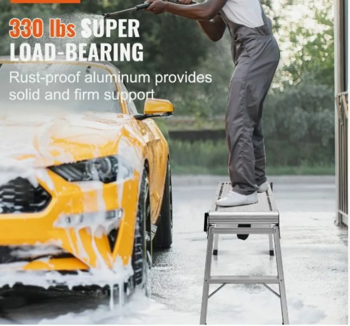 Folding Work Platform, 330 lbs Load Capacity - Image 3