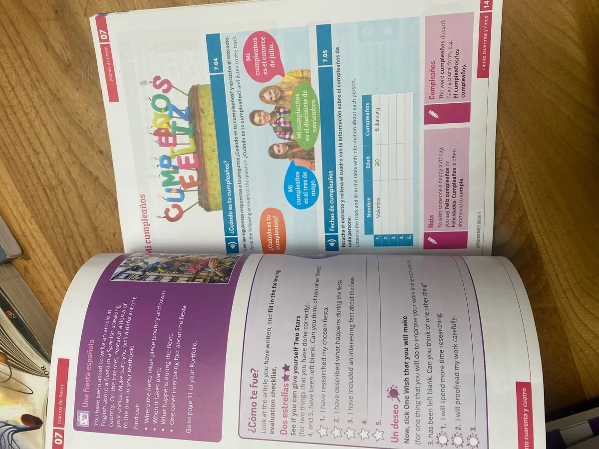 Aprendemos 1 Spanish junior cert workbook&textbook - Image 3