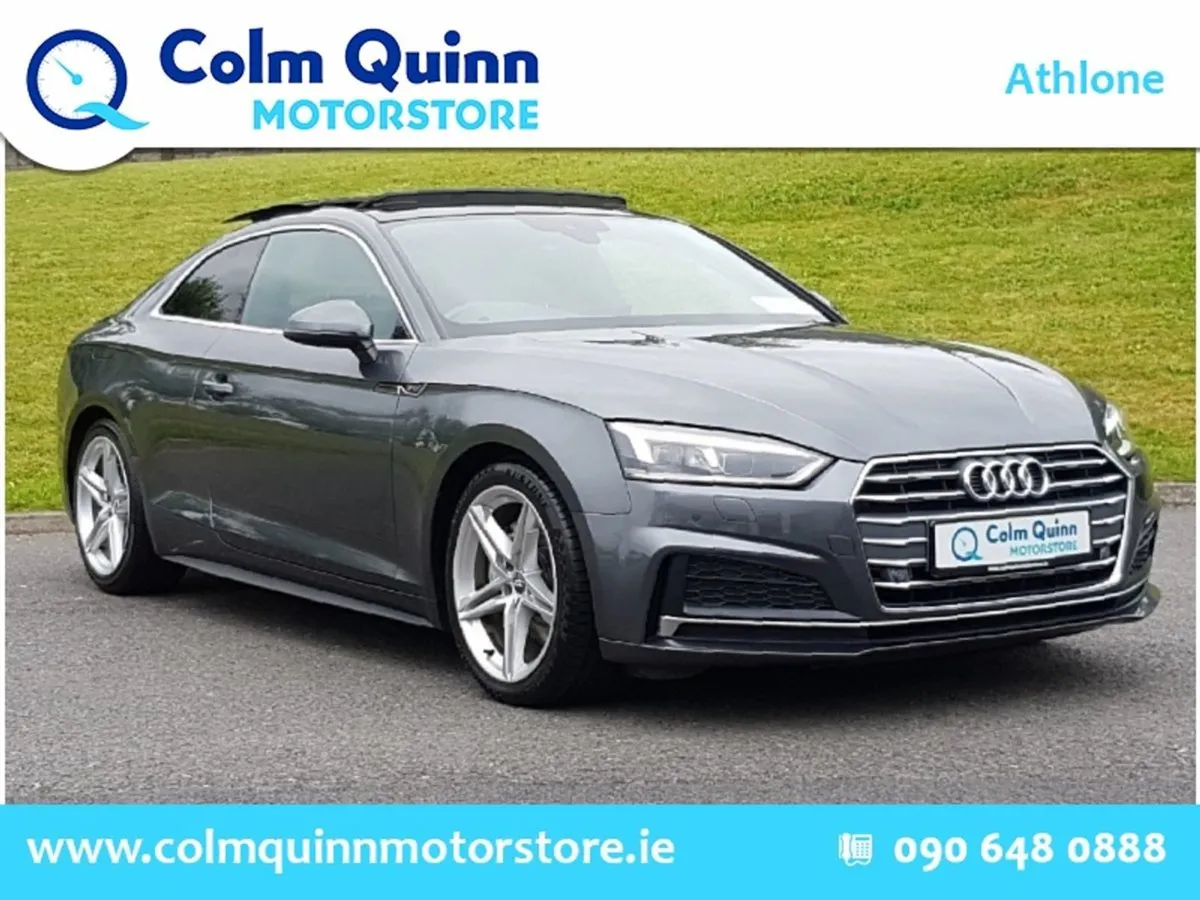 Audi A5 S-line 2.0 TDI Auto - Sunroof - Flat Bott - Image 1