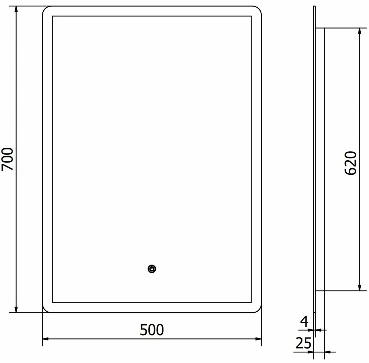 LED Bathroom Mirror - Image 3