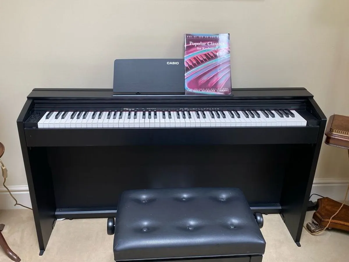 Casio PX-870 Digital Piano and stool - Image 1