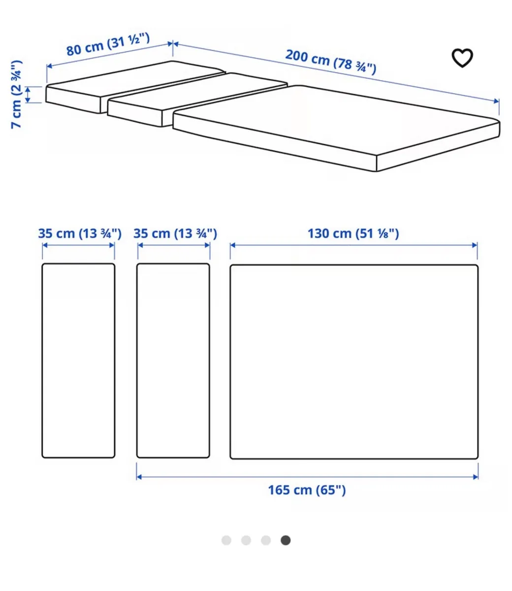 Mattress/ extendable bed - Image 1