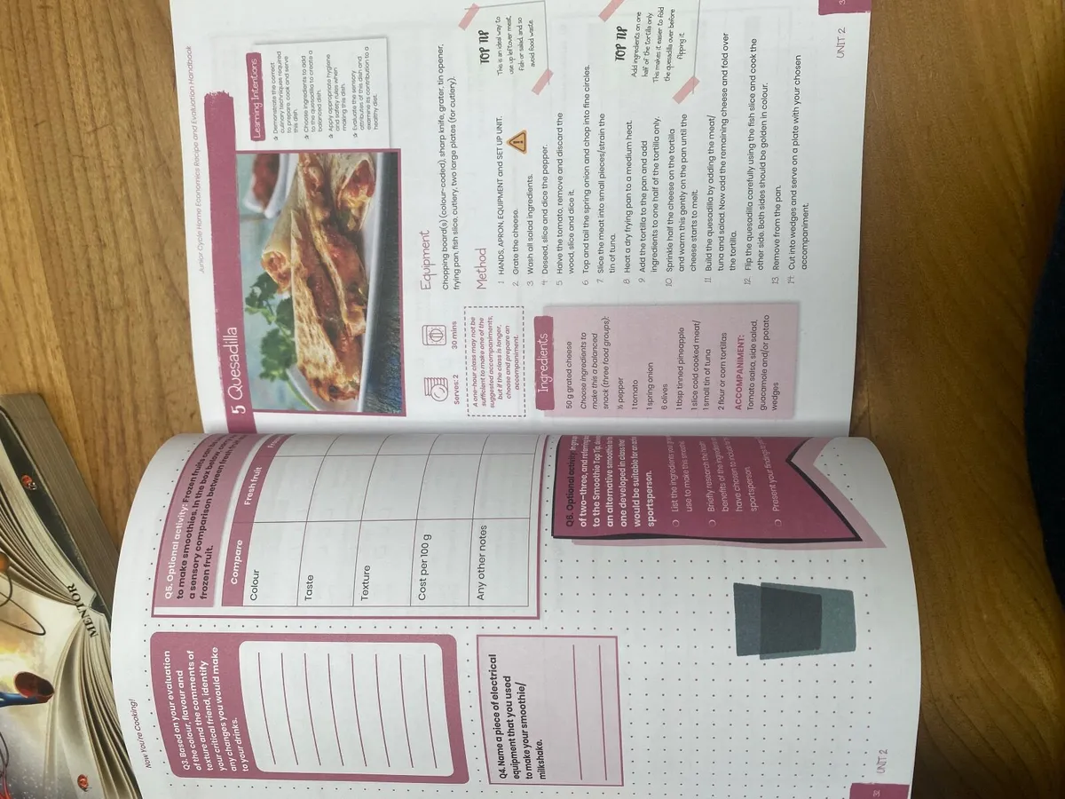 Now your cooking junior very home ec book - Image 1