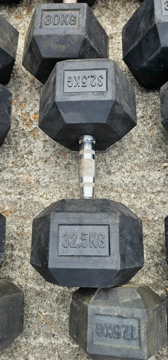 Hex Dumbells ( used ) - Image 3