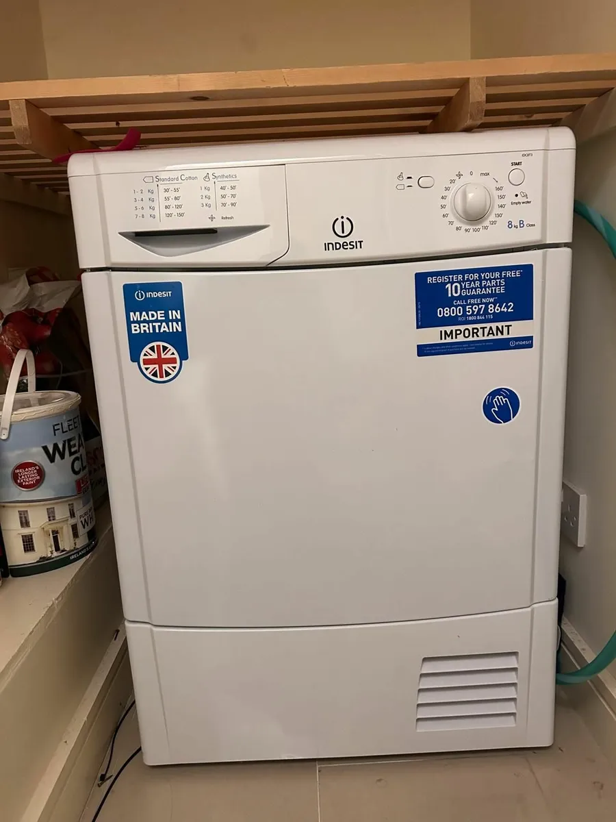 FOR SALE: Indesit 8kg Tumble Dryer - Image 2