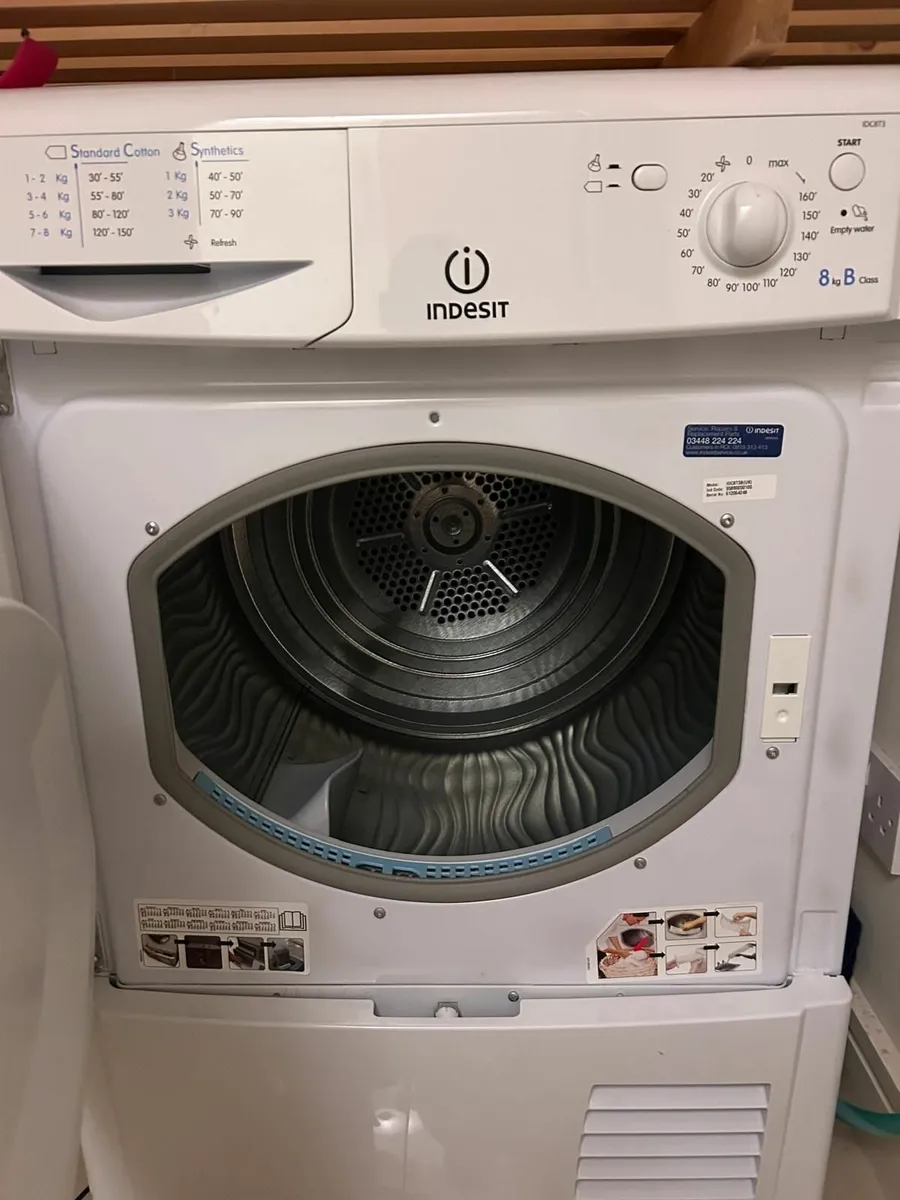 FOR SALE: Indesit 8kg Tumble Dryer - Image 4