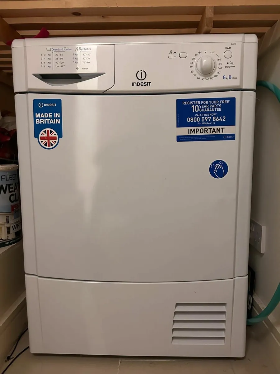 FOR SALE: Indesit 8kg Tumble Dryer - Image 1