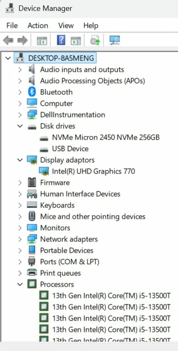 Dell Optiplex 7010 MFF i5/16GB/256SSD/Win 11 Pro - Image 3