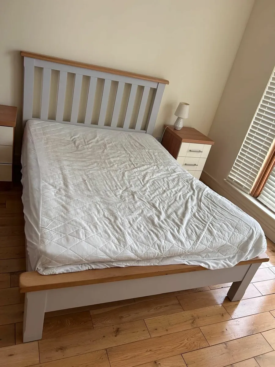 FOR SALE: Double Bed Frame (Wooden Cot) - Image 2