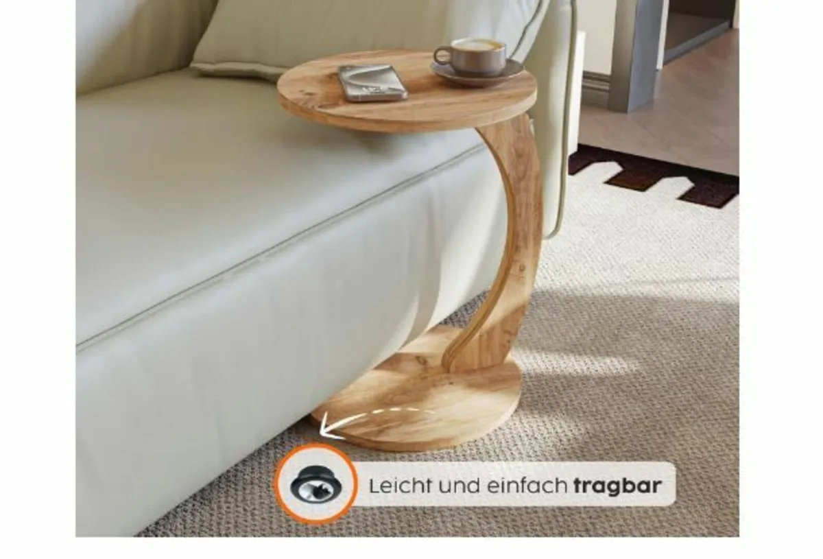 Coffee Table with Wheels - Image 2
