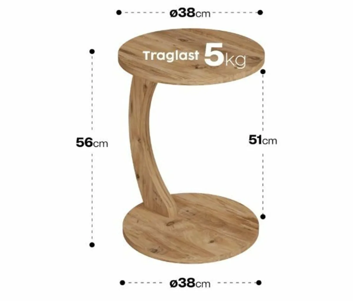 Coffee Table with Wheels - Image 3
