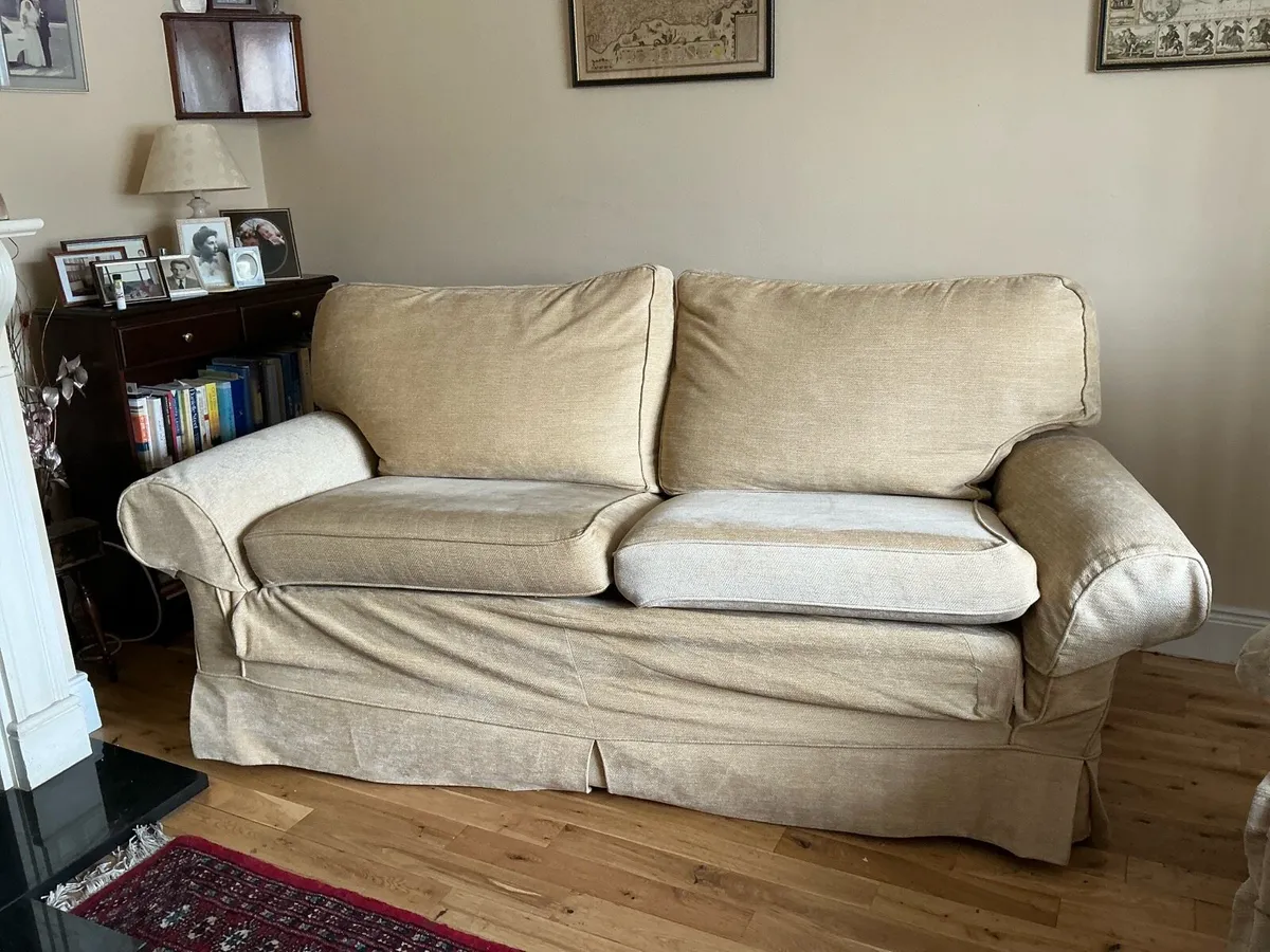 Cream Settee - Image 1