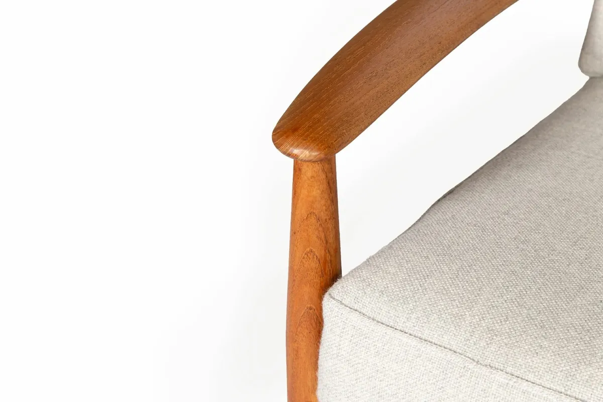 Grete Jalk Danish mid century teak sofa - Image 3