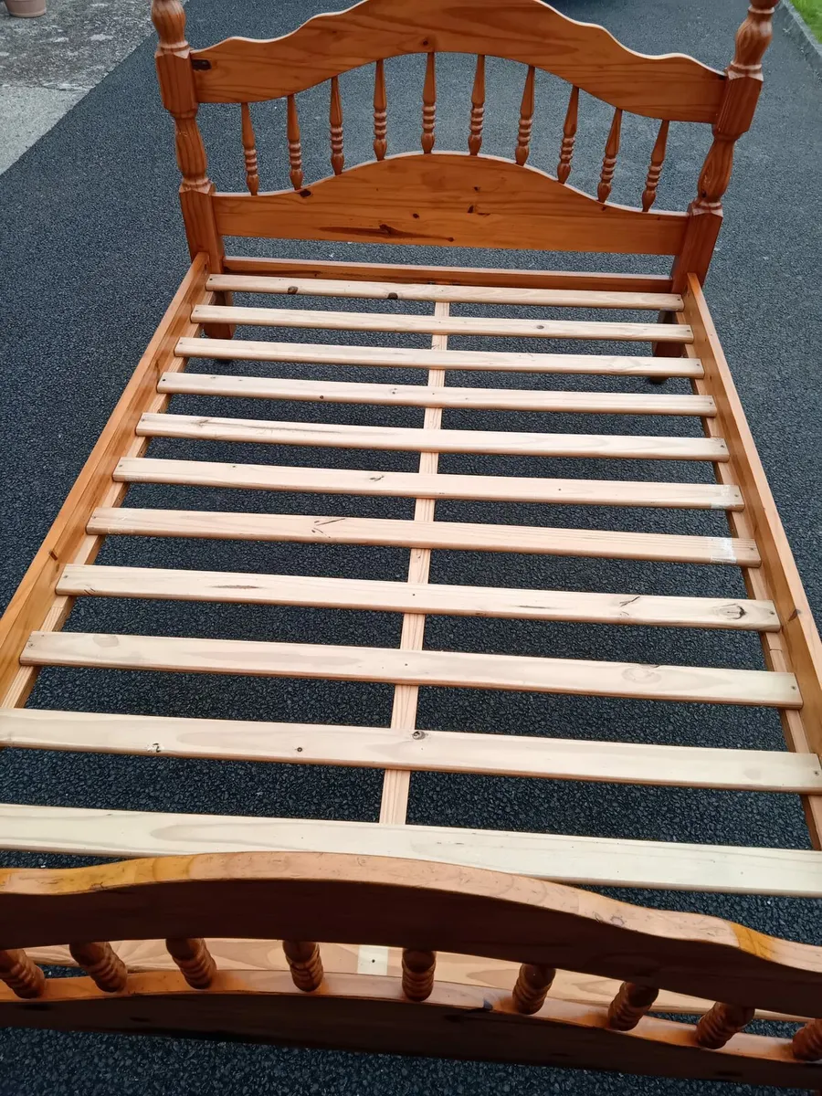 Double Wooden Bedframe