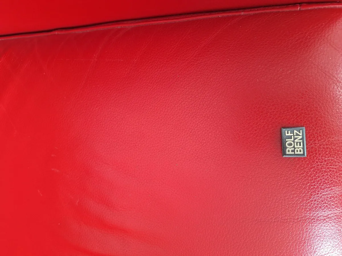 Classic designer leather armchair - Image 3