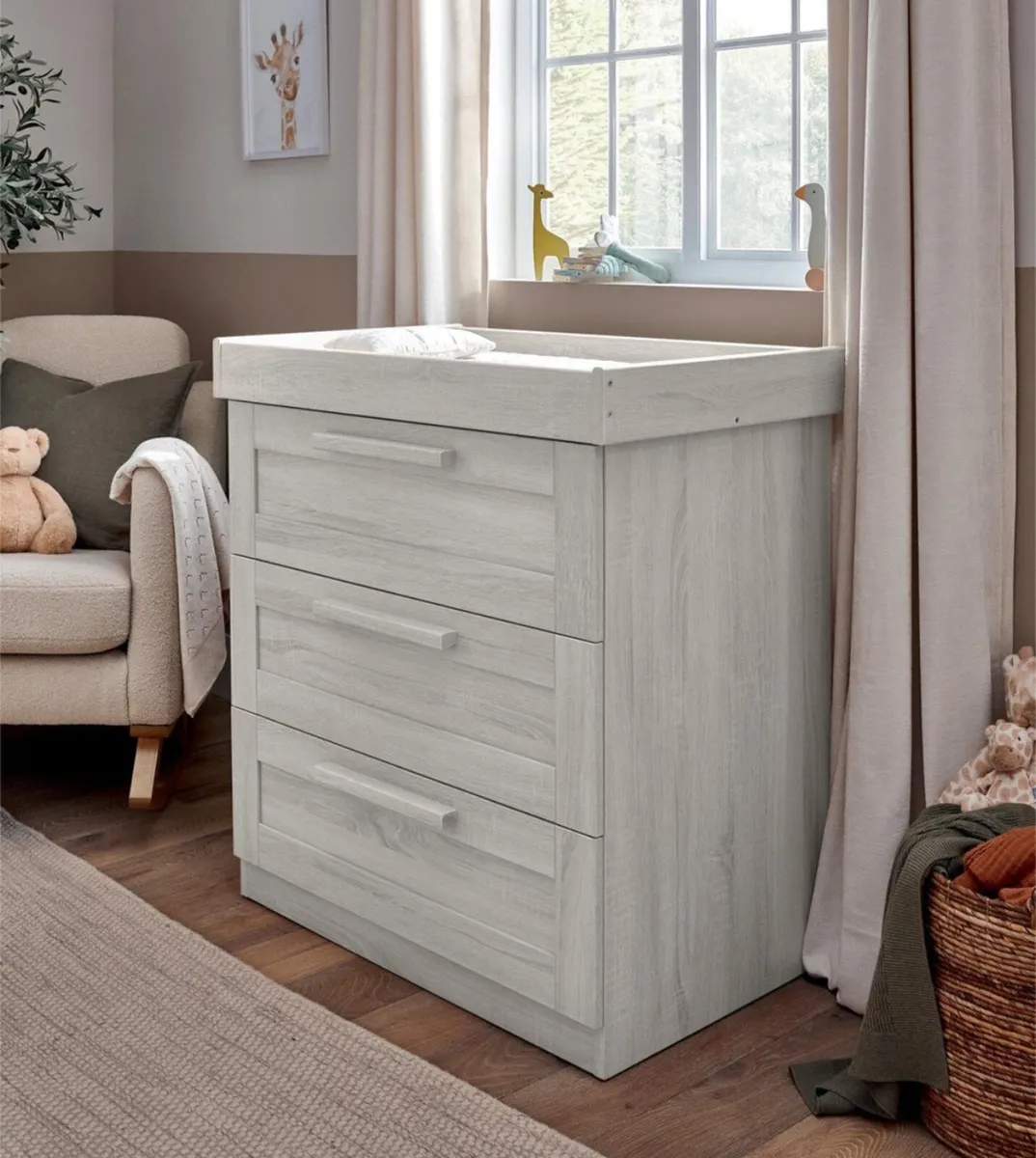 Mamas and Papas Atlas Drawers- Nimbus White - Image 1