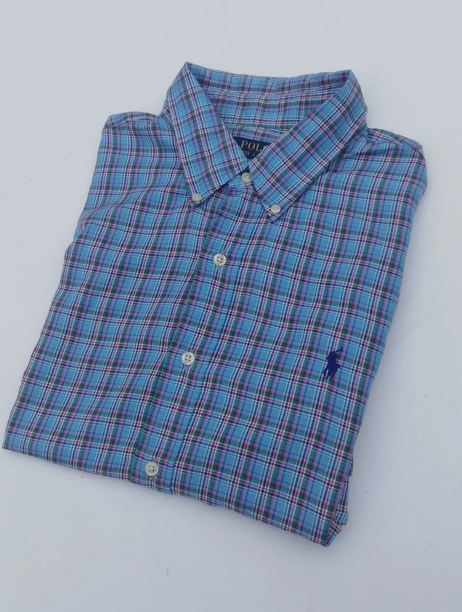 Ralph Lauren Mens long sleeve checked shirt XL - Image 1