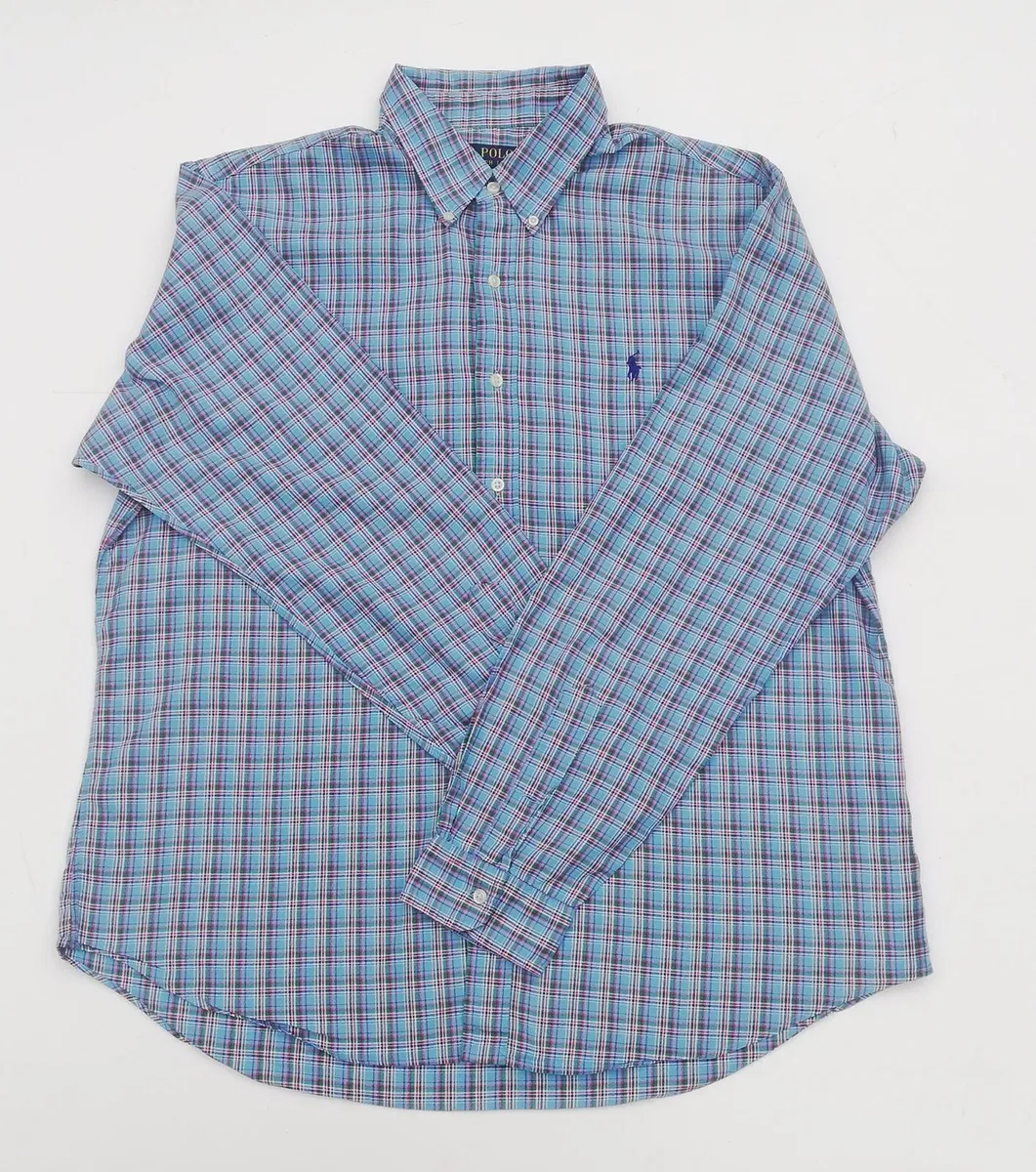 Ralph Lauren Mens long sleeve checked shirt XL - Image 2