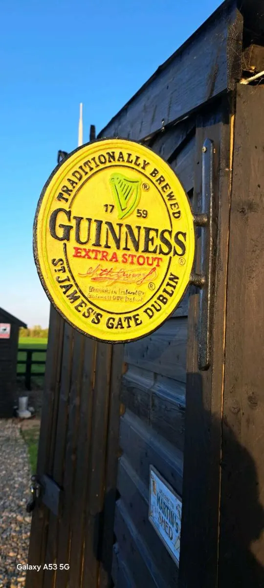 Guinness  2 sided sign - Image 1