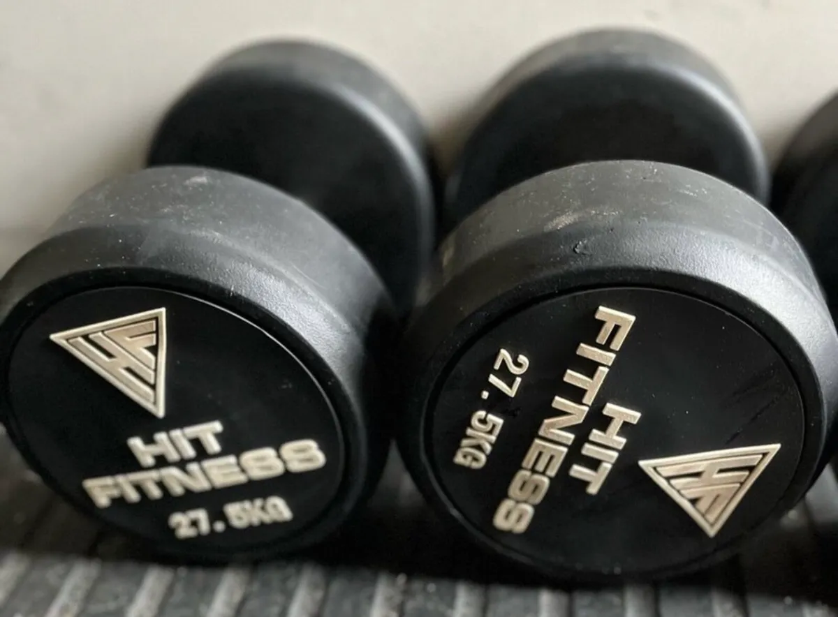 2x27.5kg dumbbells - Image 1