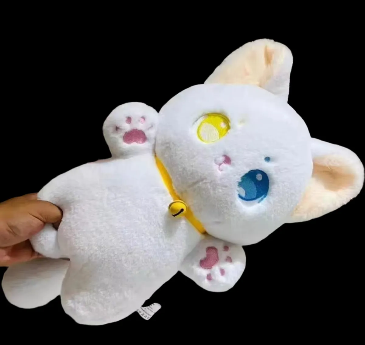 25cm Black and White Cat Plush Toy Grab Stuff - Image 2