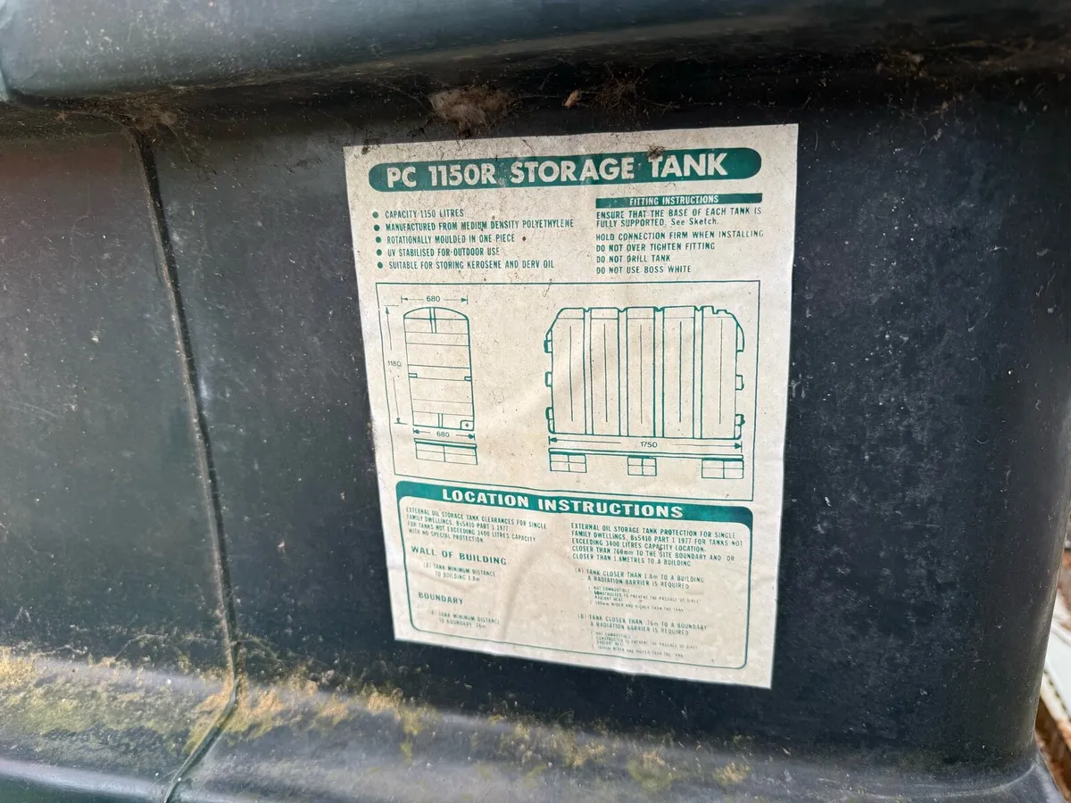 1150 Litre Oil Tank - Image 2