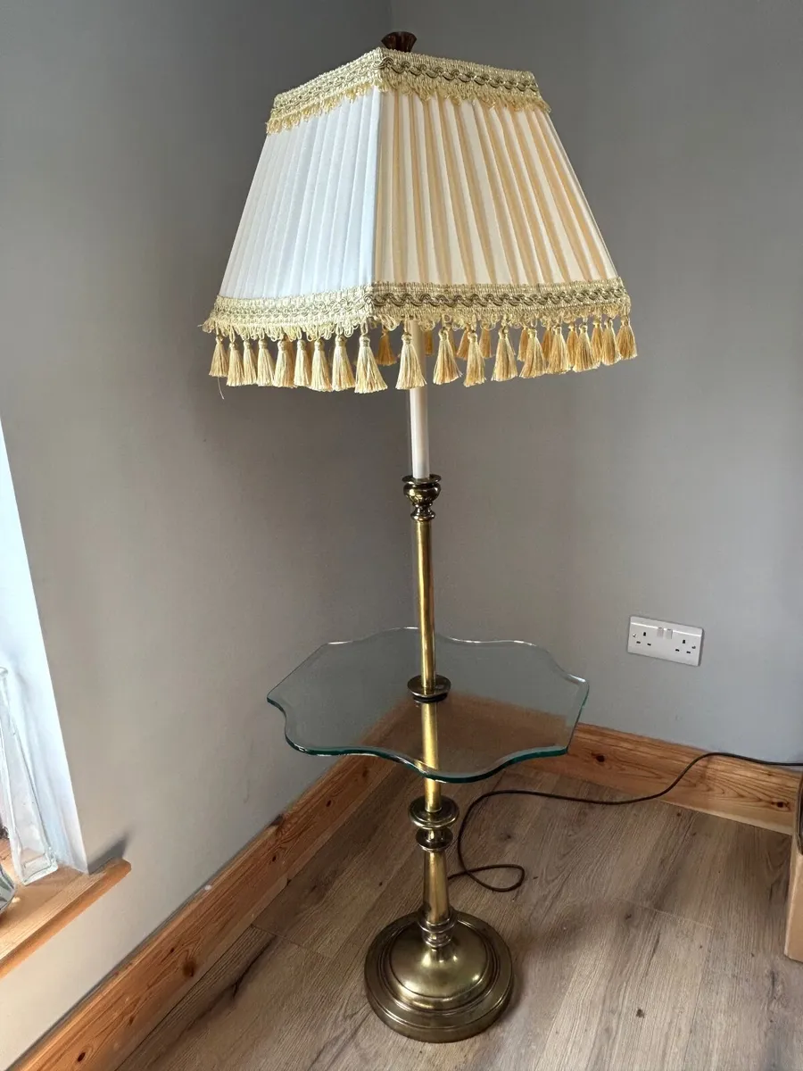 Antique Brass Lamp - Image 1