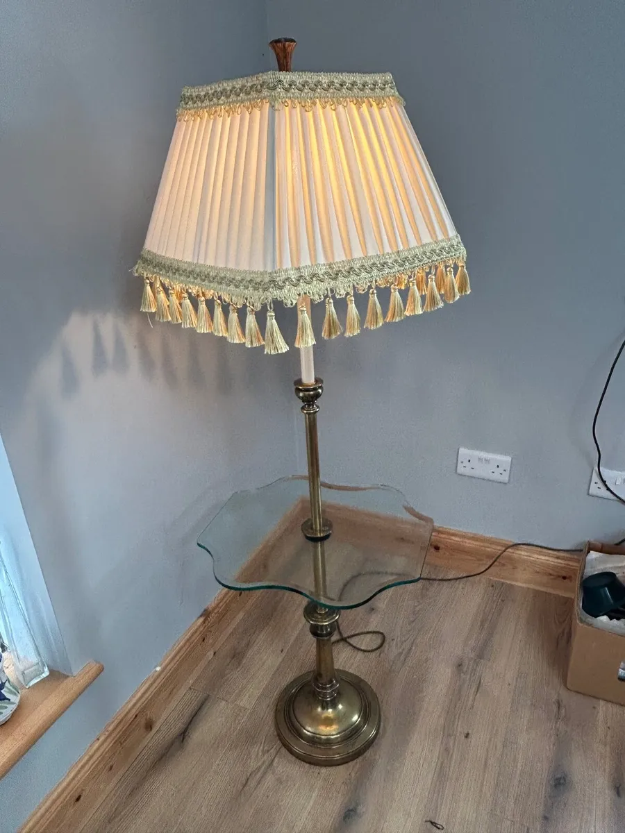 Antique Brass Lamp - Image 2