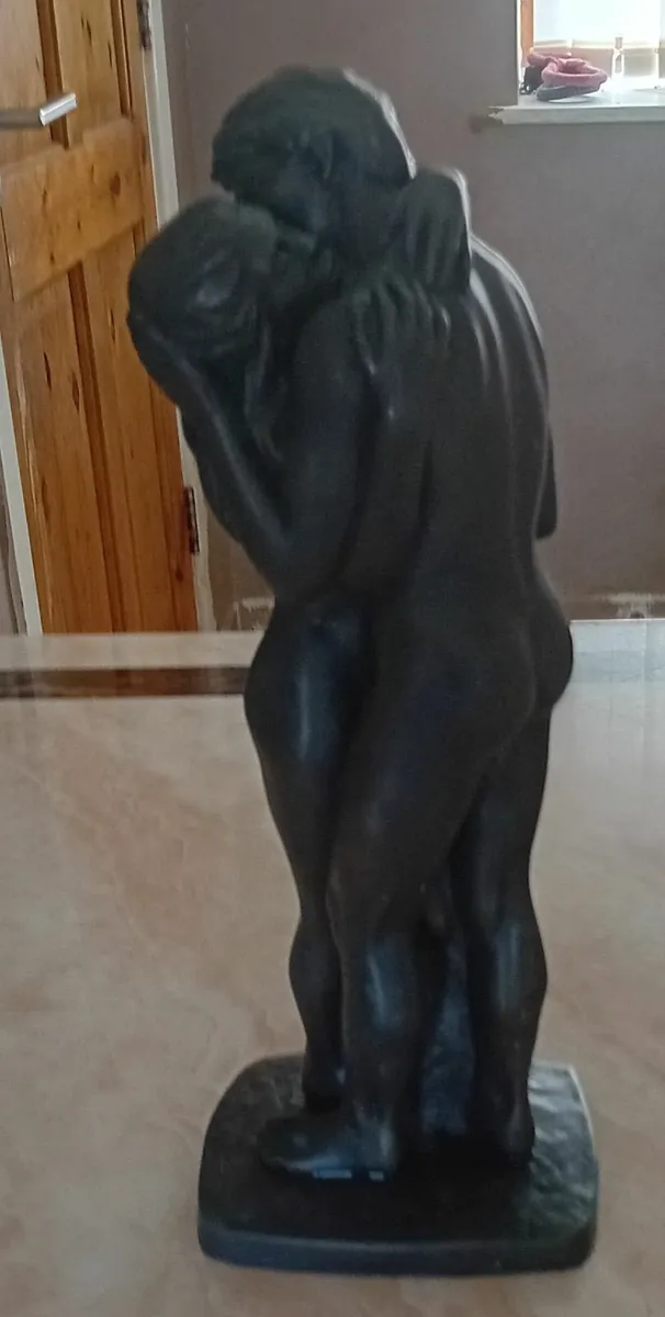 Ornamental sculpture of Adam and Eve by Roland - Image 3