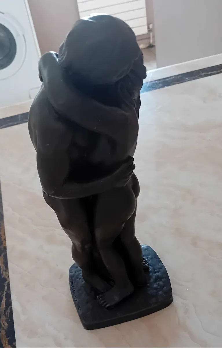 Ornamental sculpture of Adam and Eve by Roland - Image 1
