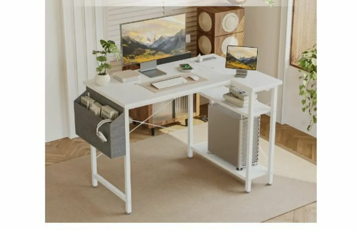 Small L-shaped Desk - Image 4