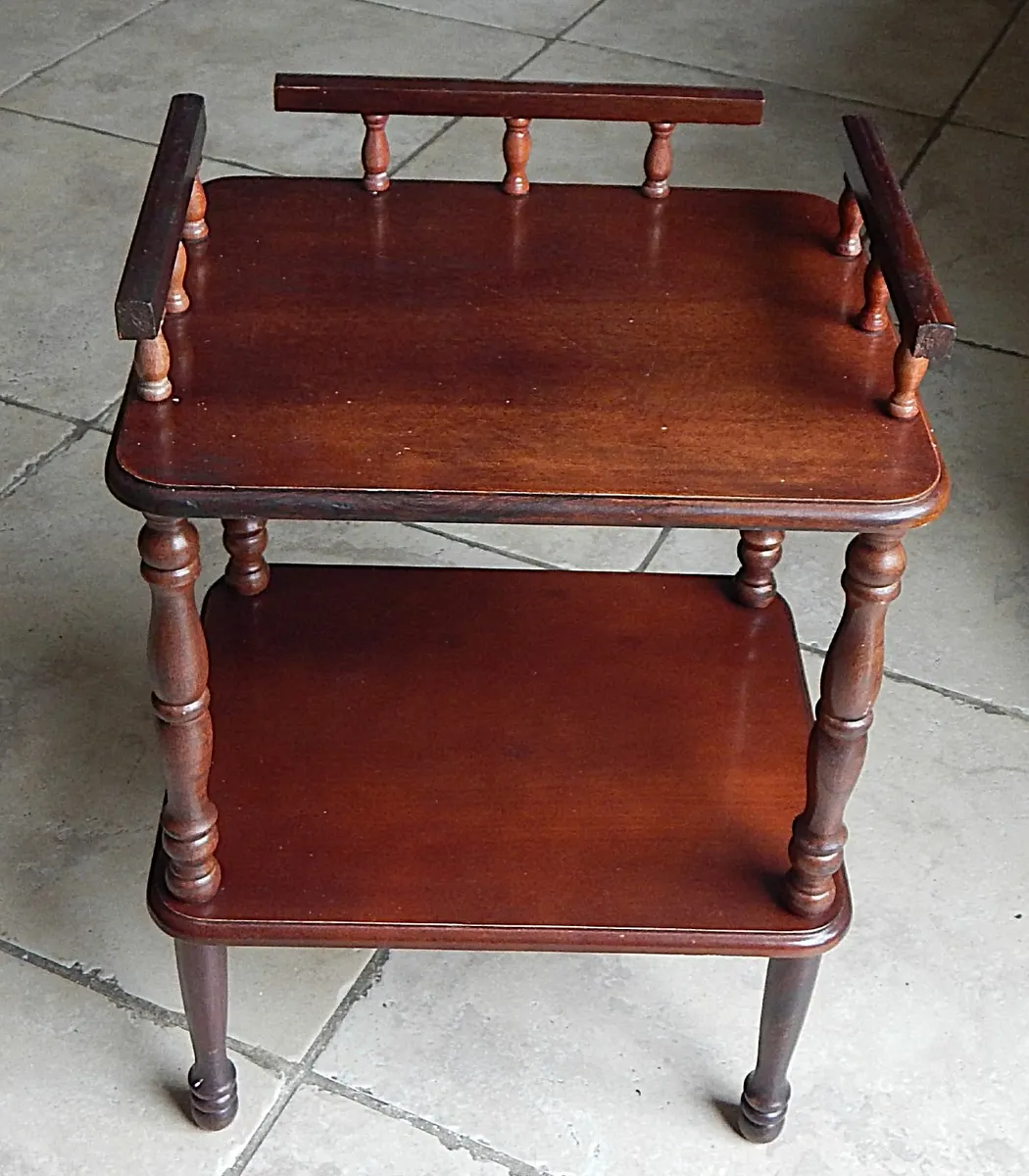 Small Mahogany Whatnot - Image 2