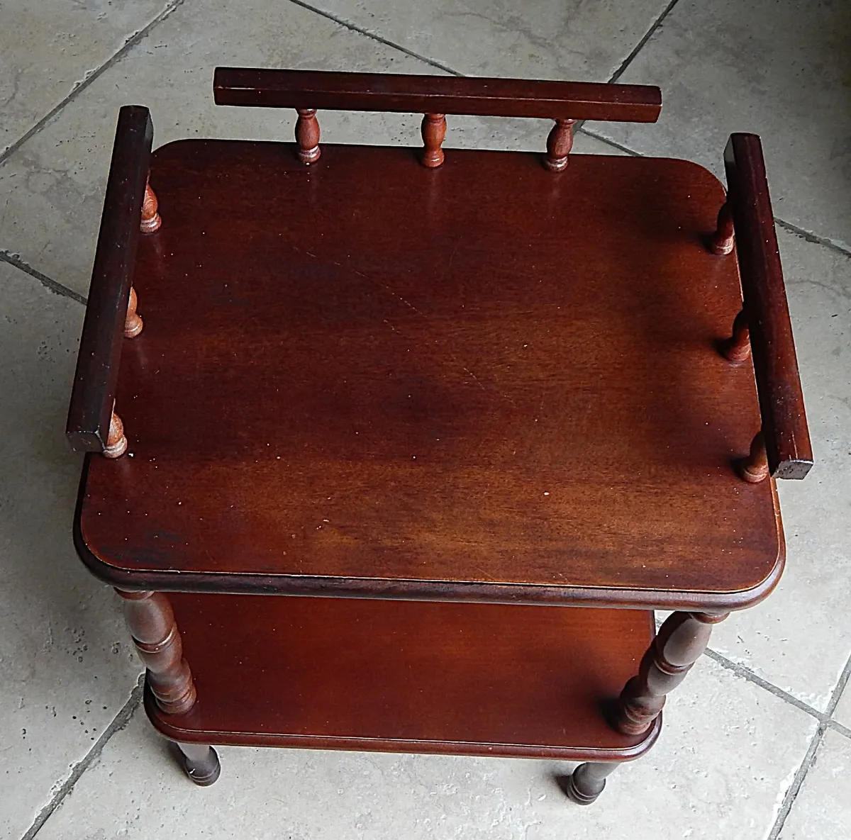 Small Mahogany Whatnot - Image 4