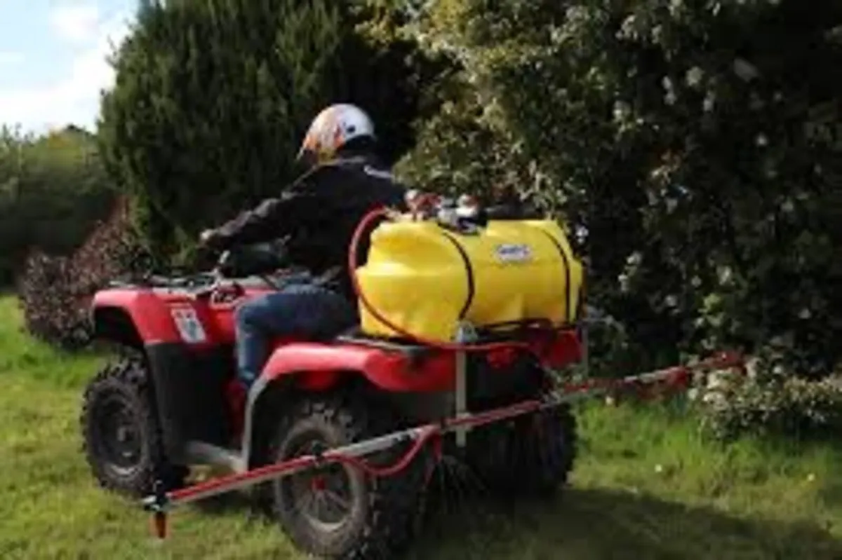 Looking for someone with a quad sprayer for weeds