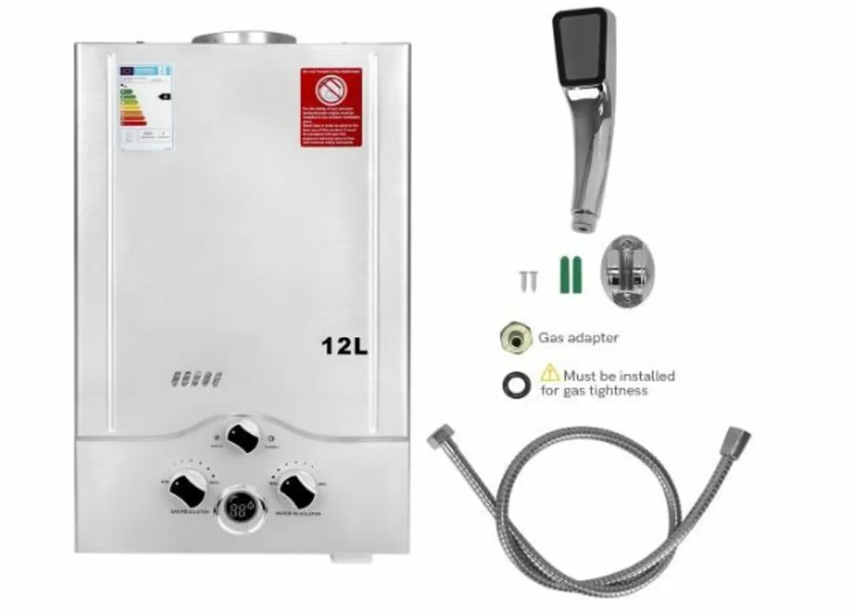 12LPM Gas Instantaneous Water Heater, 24 kW - Image 2