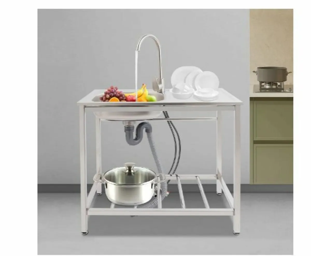 Stainless Steel Workbench Sink - Image 3